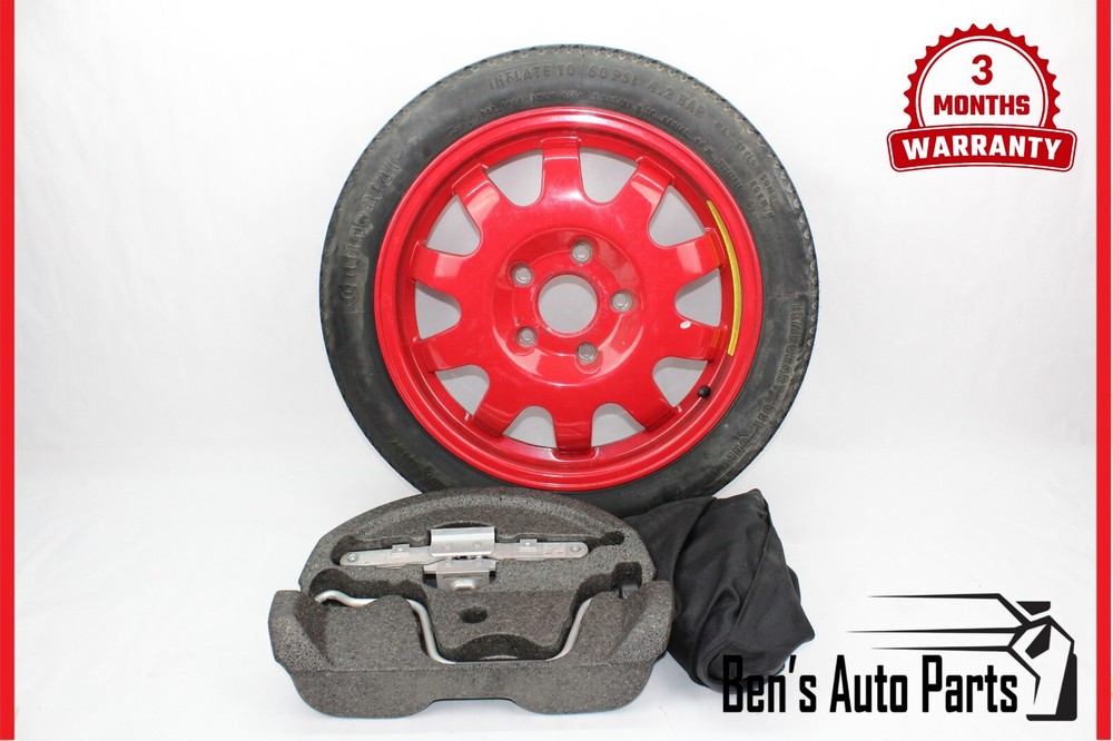 1997-2004 PORSCHE BOXSTER 911 996 986 SPARE TIRE 17 X 3.5 WHEEL W/JACK KIT