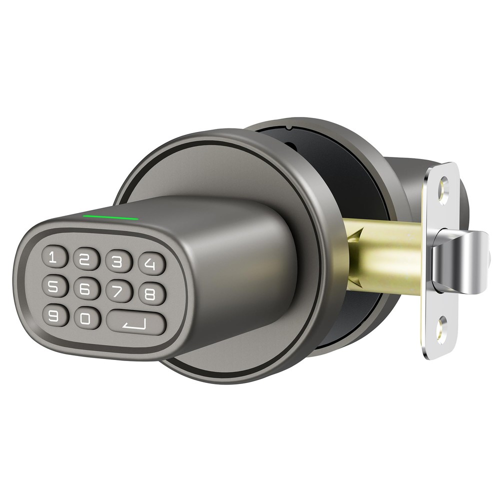 Smart Keyless Entry Door Knob with Keypad for Secure Indoor Access