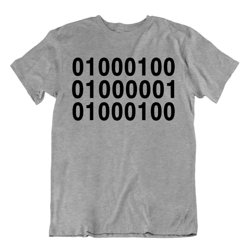 Binary Language Tshirt Funny Geek T Shirt  Programmer Tee