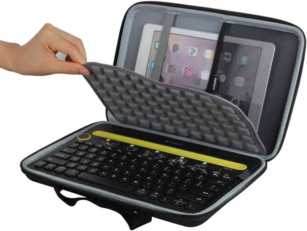 Hard Travel Case for Logitech K480 Bluetooth Multi-Device Keyboard