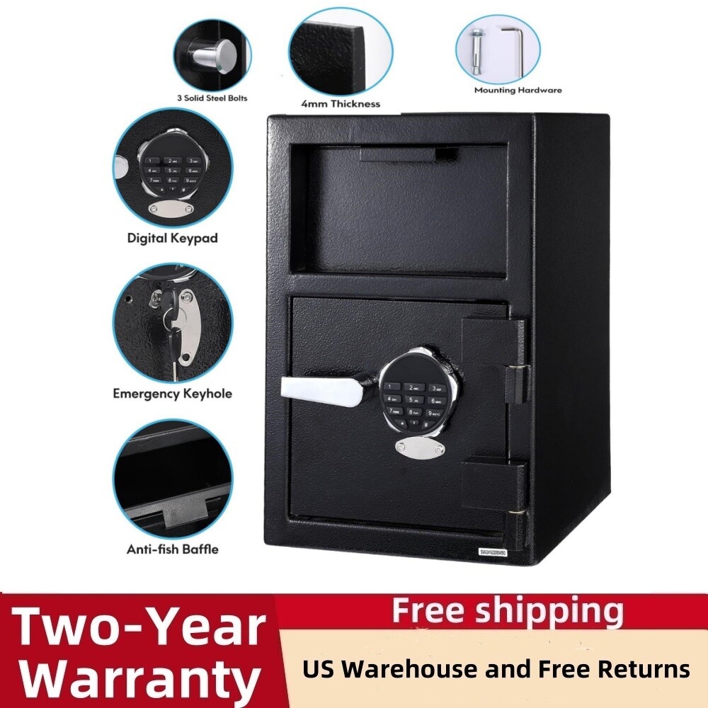 Heavy Duty 3.1 Cu.Ft Digital Keypad Safe Box with Drop Slot