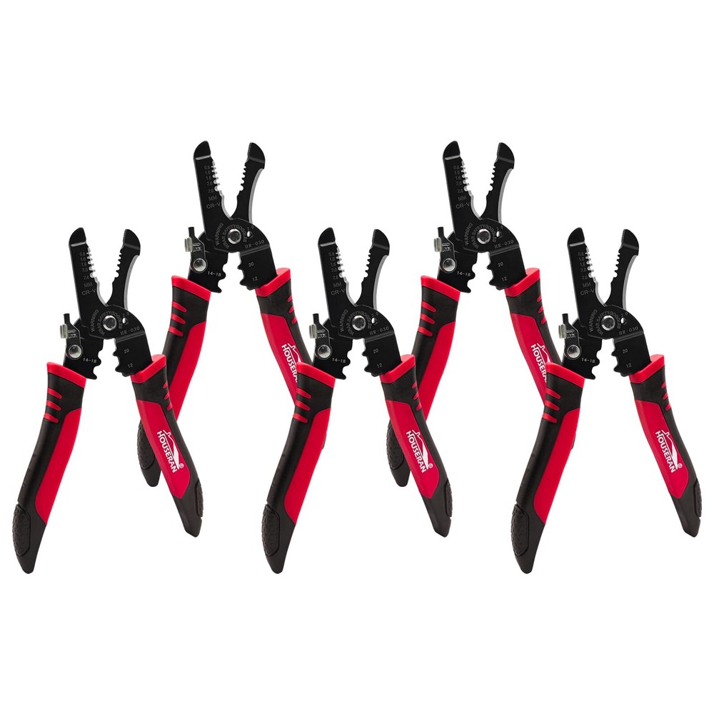10-20 AWG Wire Stripper, 5 Pack, Wire Stripper Crimping Tool, CR-V Wire Strip...