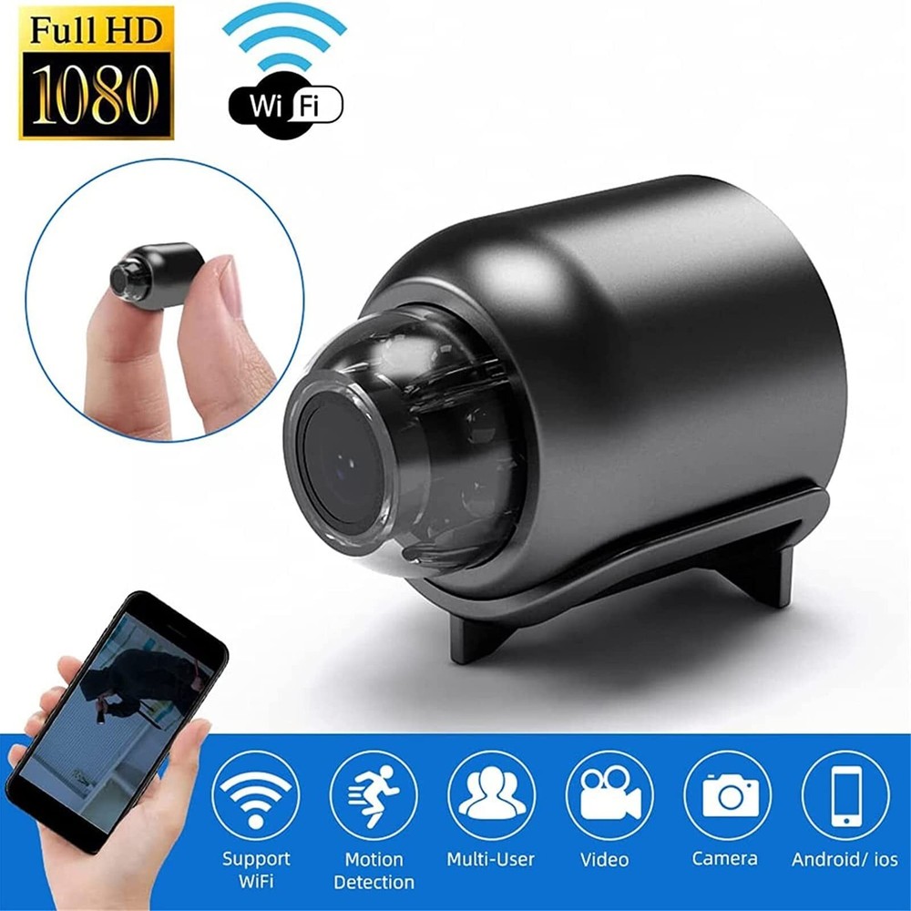 1080P Mini Spy Camera WiFi HD Hidden IP Night Vision Camcorder Home Security Cam