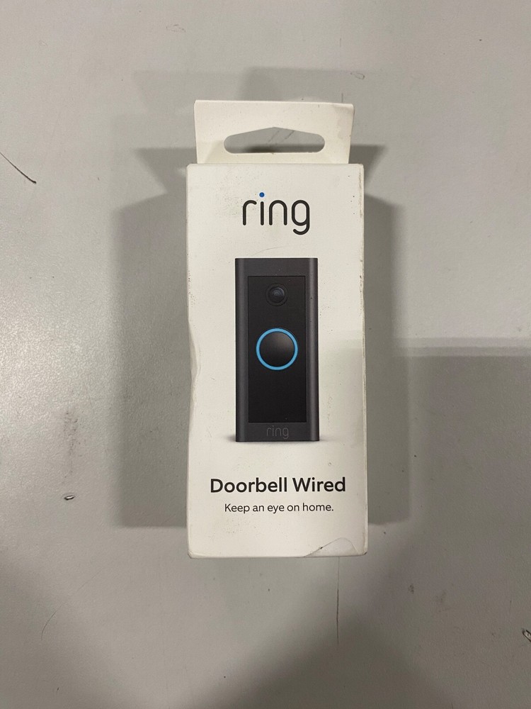Ring Video Doorbell Wired Use Two-Way Talk Motion Detection HD Camera