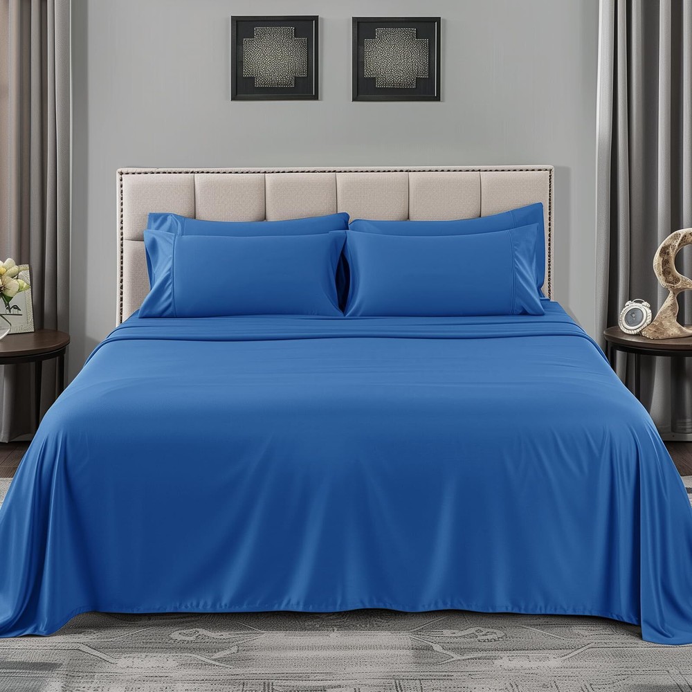 Elegant 4-Piece Flannel Sheet Set Ultra Soft Heavyweight Cozy Bedding