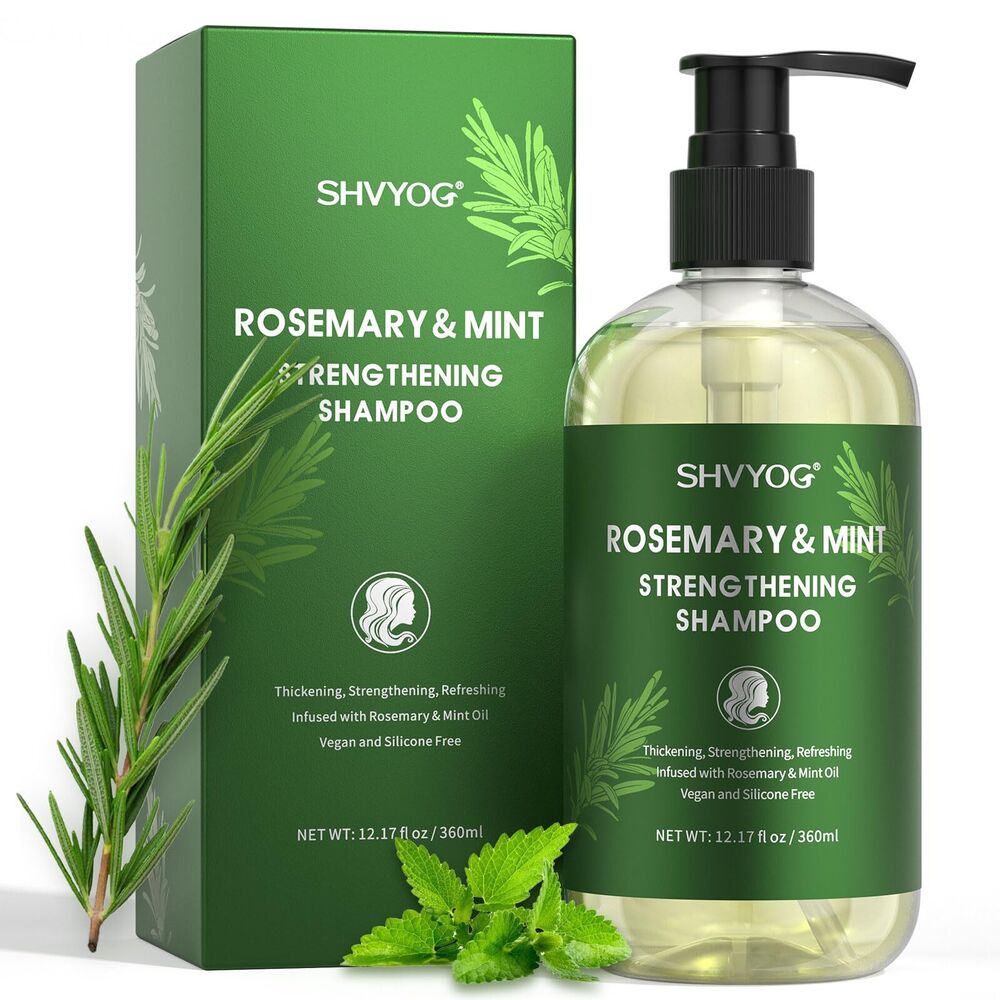 Rosemary Shampoo for Hair Growth, Rosemary Oil Shampoo with Mint and Tea Tree...