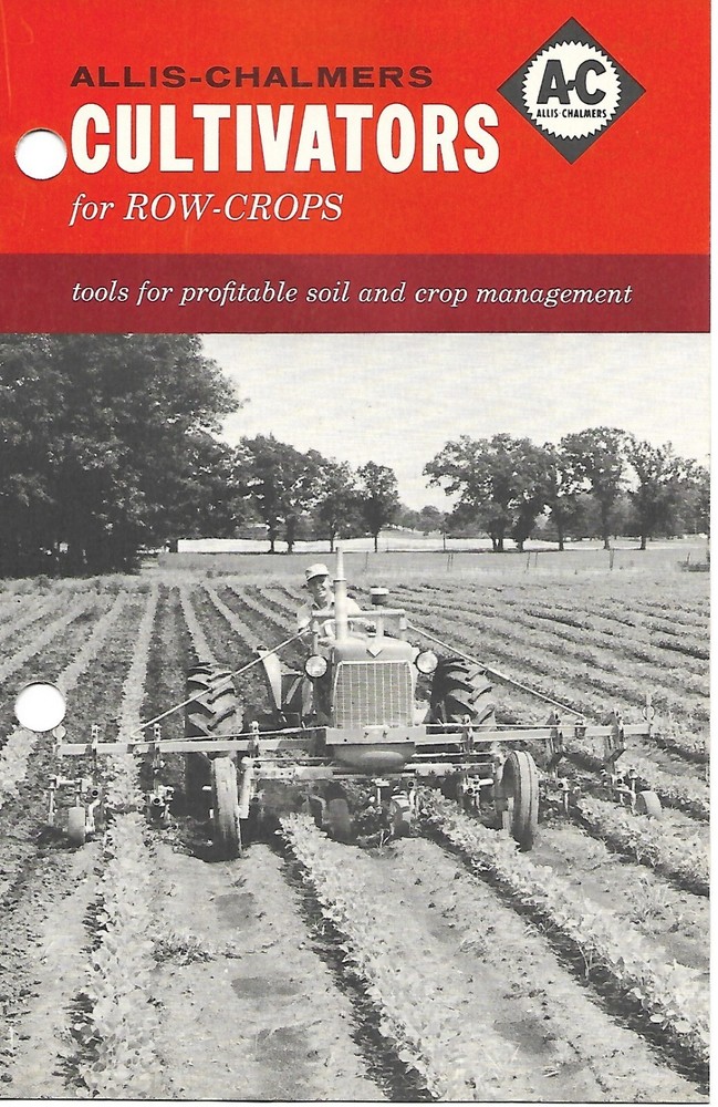 Allis-Chalmers Row Crop Cultivators Farm Equipment Brochure F8029  