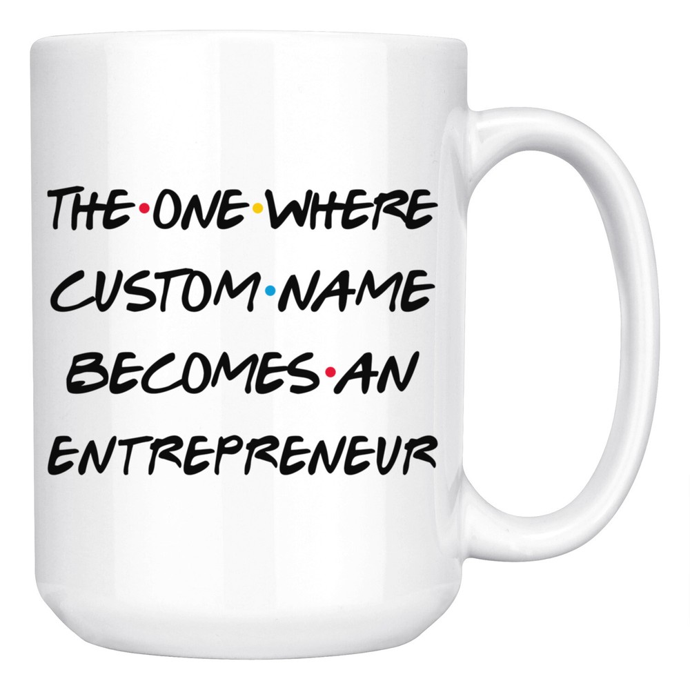 Personalized Entrepreneur Job Promotion Coffee Mug, Entrepreneur Graduation Gift