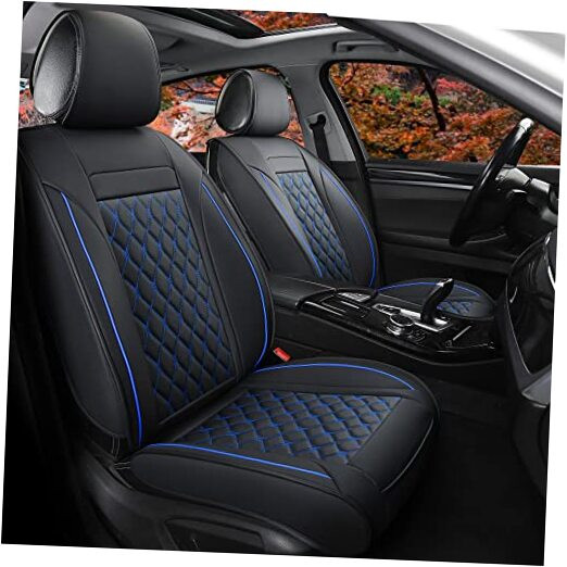 Car Seat Covers,Universal Fit for Most Cars,SUV,Sedans and Front Pair Blackblue
