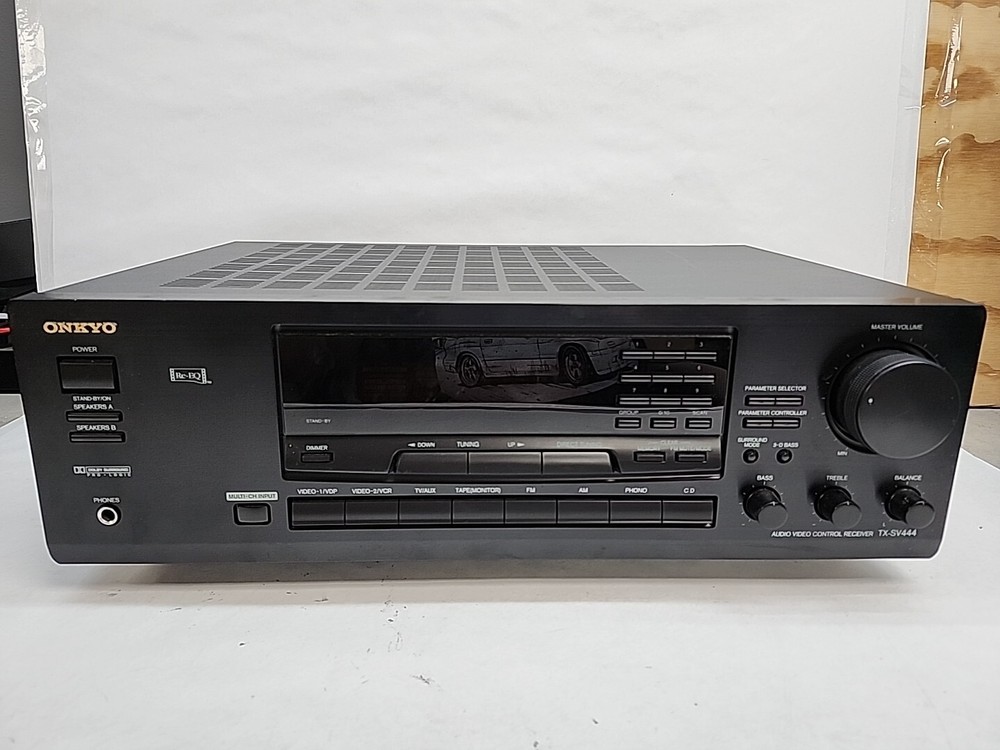 Onkyo Audio Video Receiver TX-SV444 for Tape Radio Phono CD TV - Sound TESTED