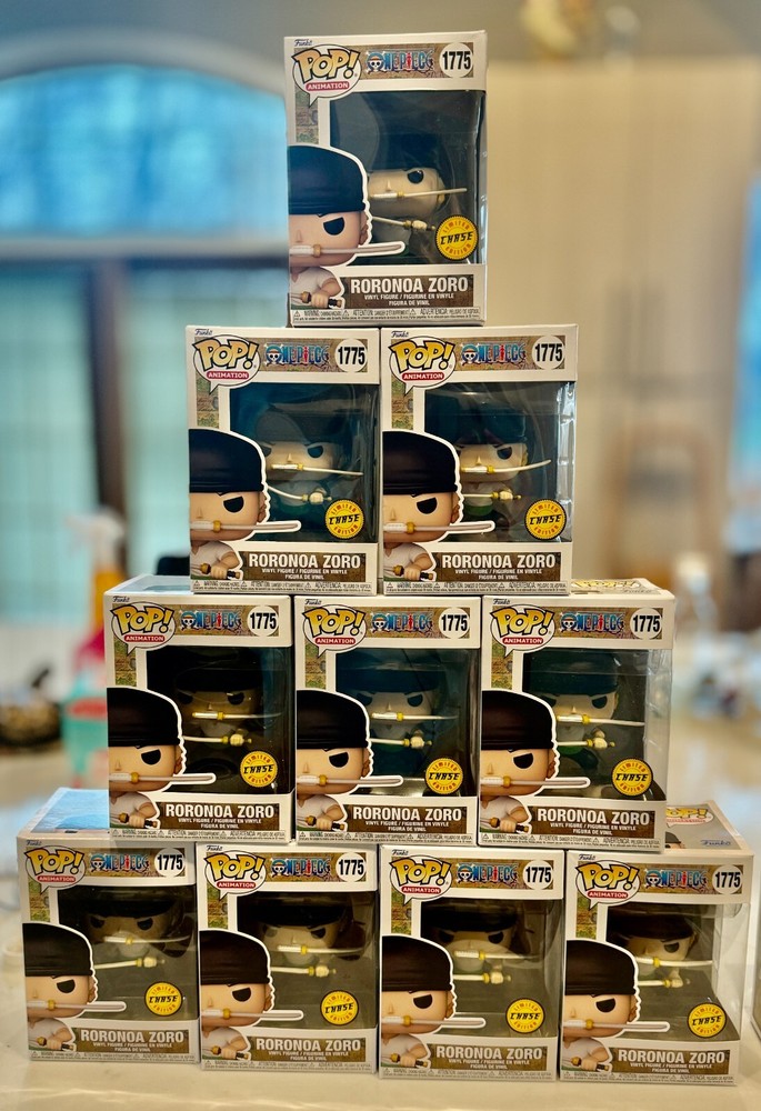 Funko POP One Piece Roronoa Zoro Chase #1775 Box Wear Damage
