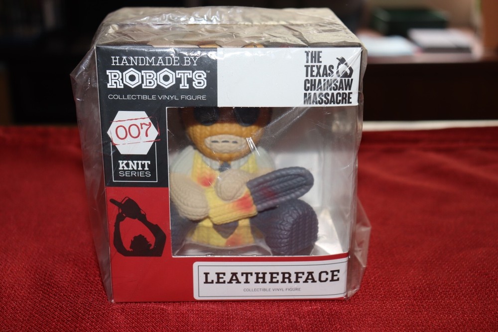 Texas Chainsaw Massacre Leatherface Vinyl Knit Figure Robots #007 NEW 2021 Rare