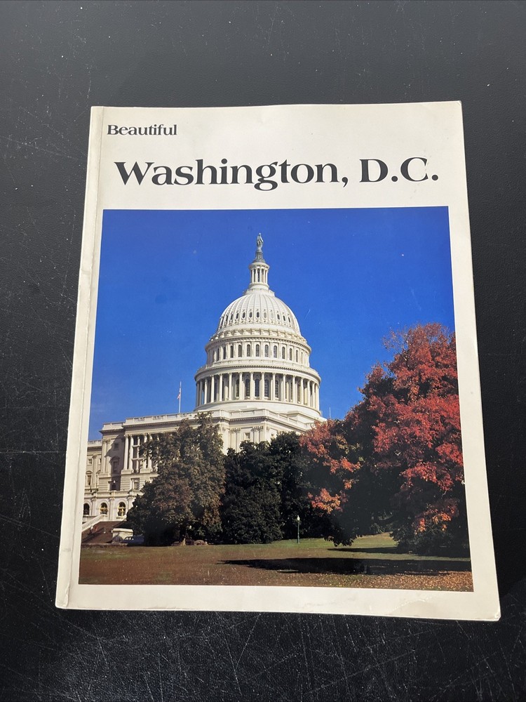 Beautiful America Washington DC Souvenir Photo Book Vintage 1979 William Curran