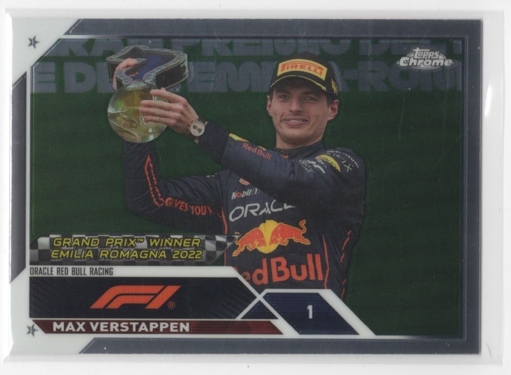 2023 Topps Chrome Formula 1 Max Verstappen Oracle Red Bull Racing #147