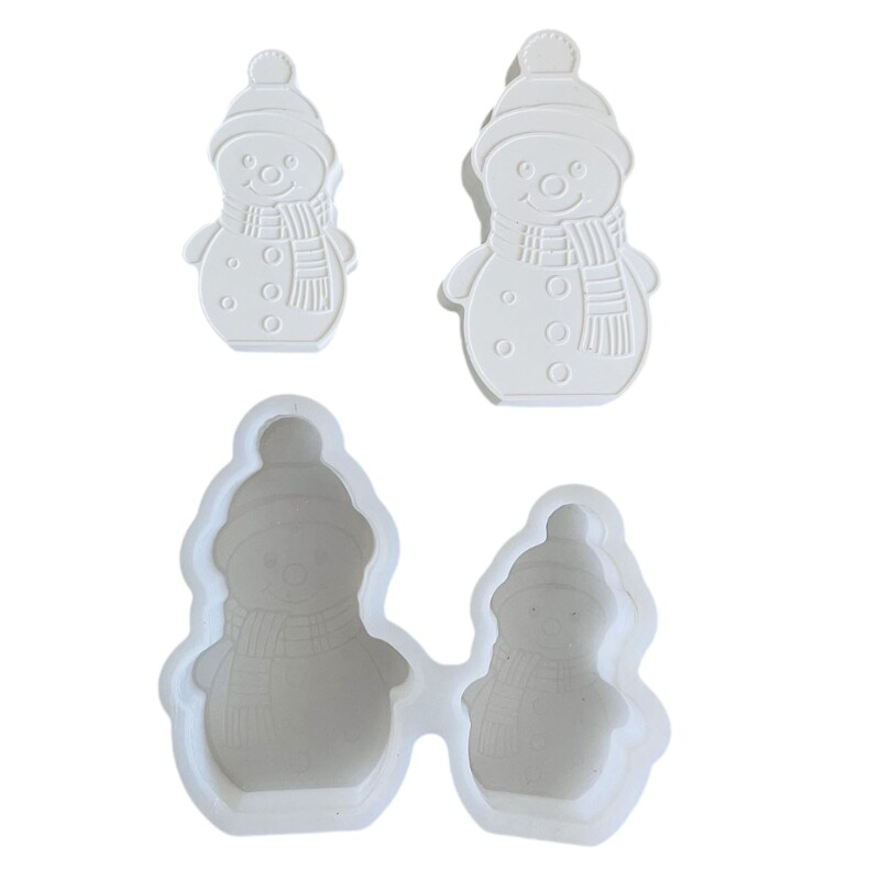 Multifunctional Snowmen Resin Mold for Crafting Enthusiasts DIY Supplies
