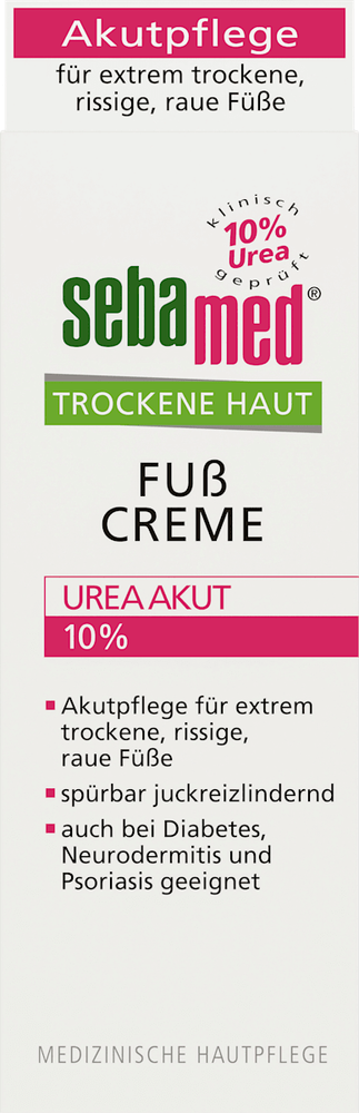 Sebamed Foot Cream for Dry Skin with Urea 100ml Fast Relief