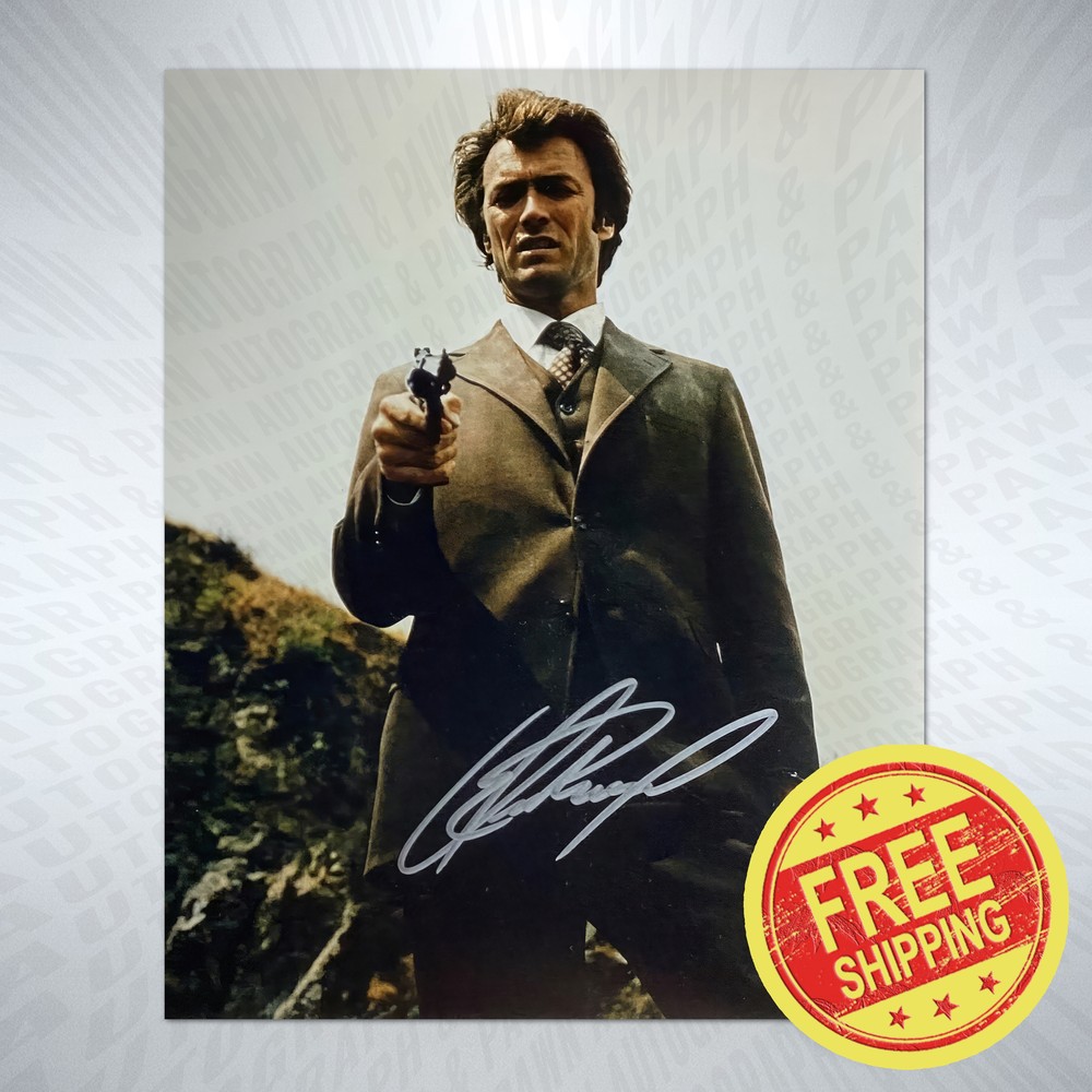 Clint Eastwood Autograph Reprint Signed 8x10 Photo Signature Poster BUY NOW