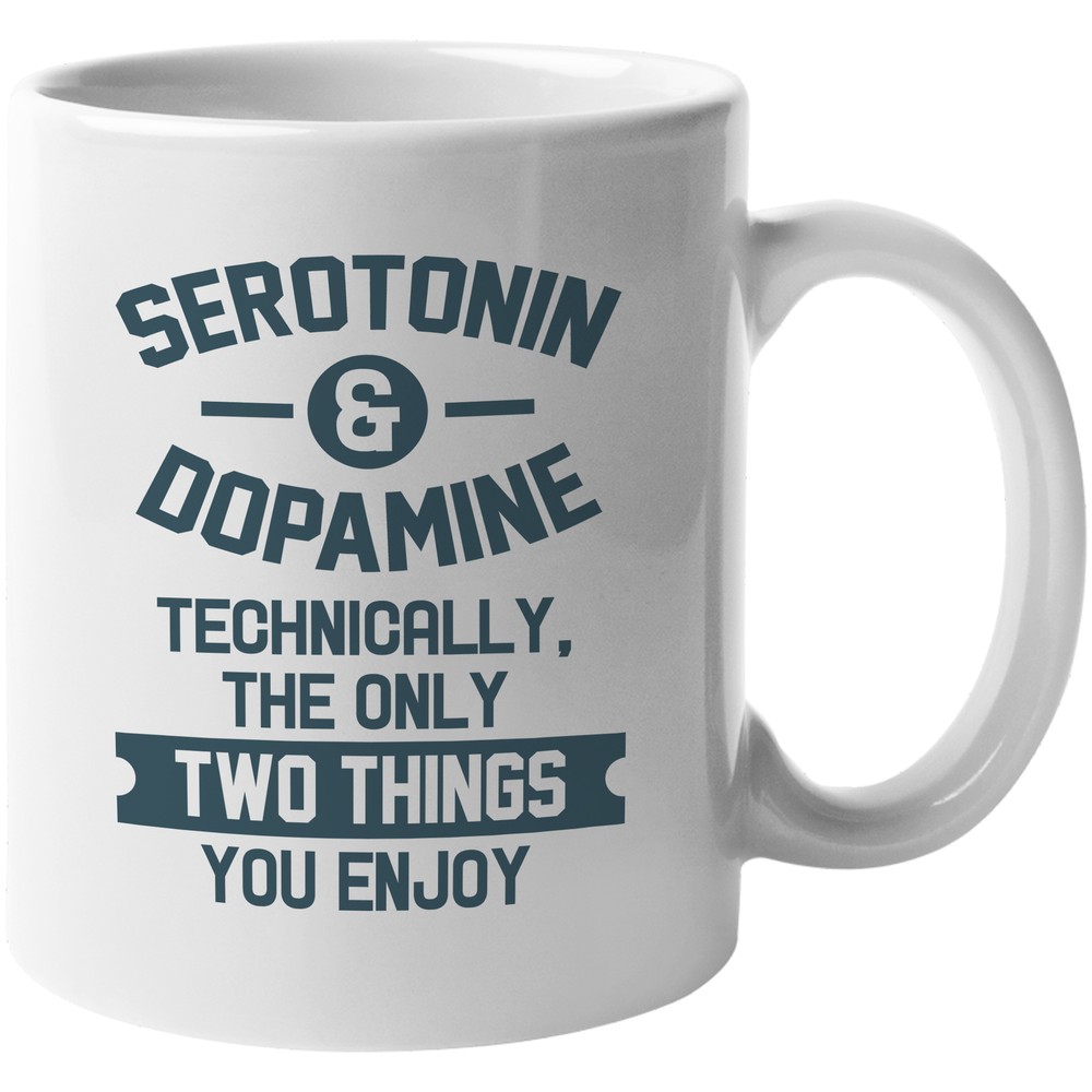 Serotonin & Dopamine Psychiatry Coffee & Tea Gift Mug