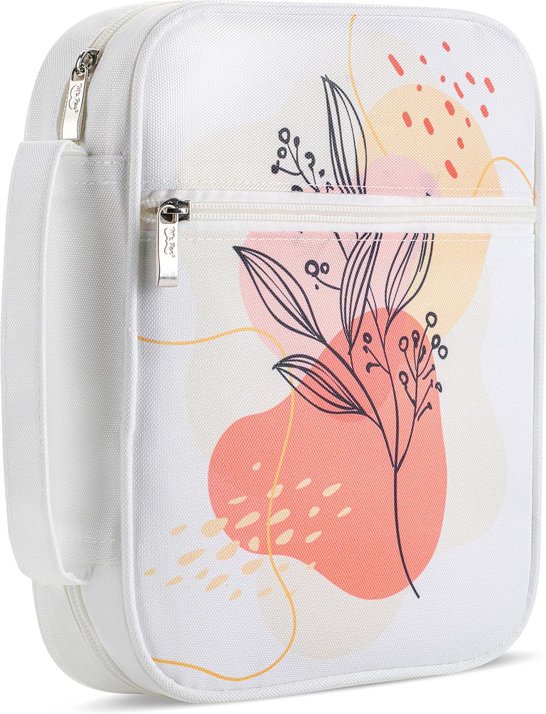 女性用バイブルカバー、ブラッシュブルーム、女の子用バイブルキャリアバッグ