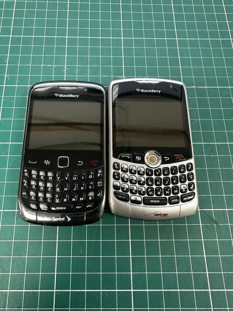 Lot of 2 Old Cell Phones - Blackberry- Untested