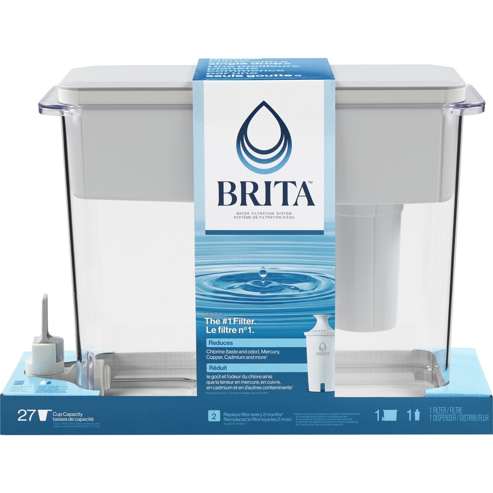 NEW Brita Extra Large 27-Cup UltraMax Filtered Water Dispenser with Filter