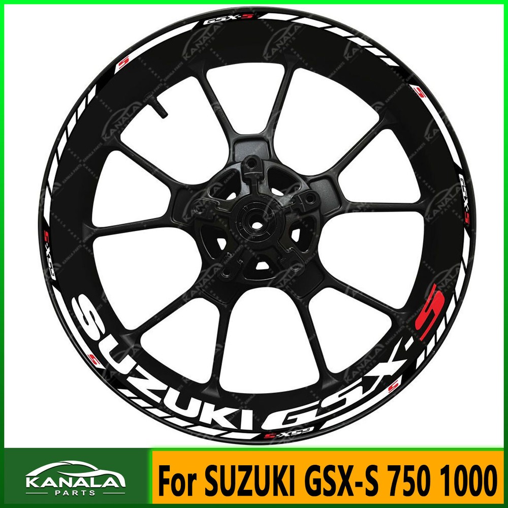 Suzuki GSX-S 750 1000 Wheel Hub Reflective Waterproof Rim Decals