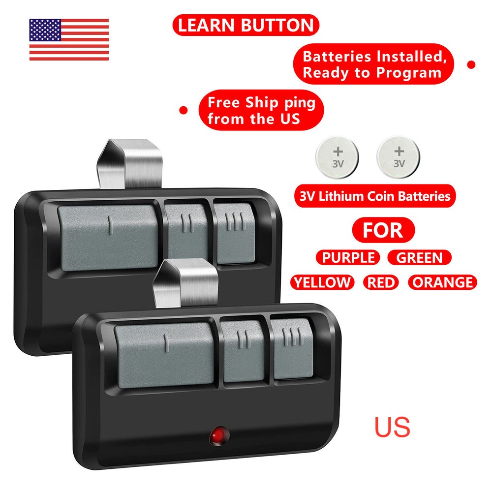 Remote 893LM 893Max LiftMaster  Learn For Chamberlain Garage Door Opener US
