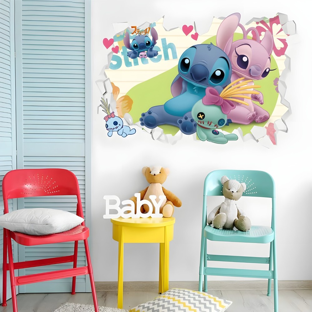 Removable Wall Sticker Lilo & Stitch kids room Decal Vinyl Home Decor
