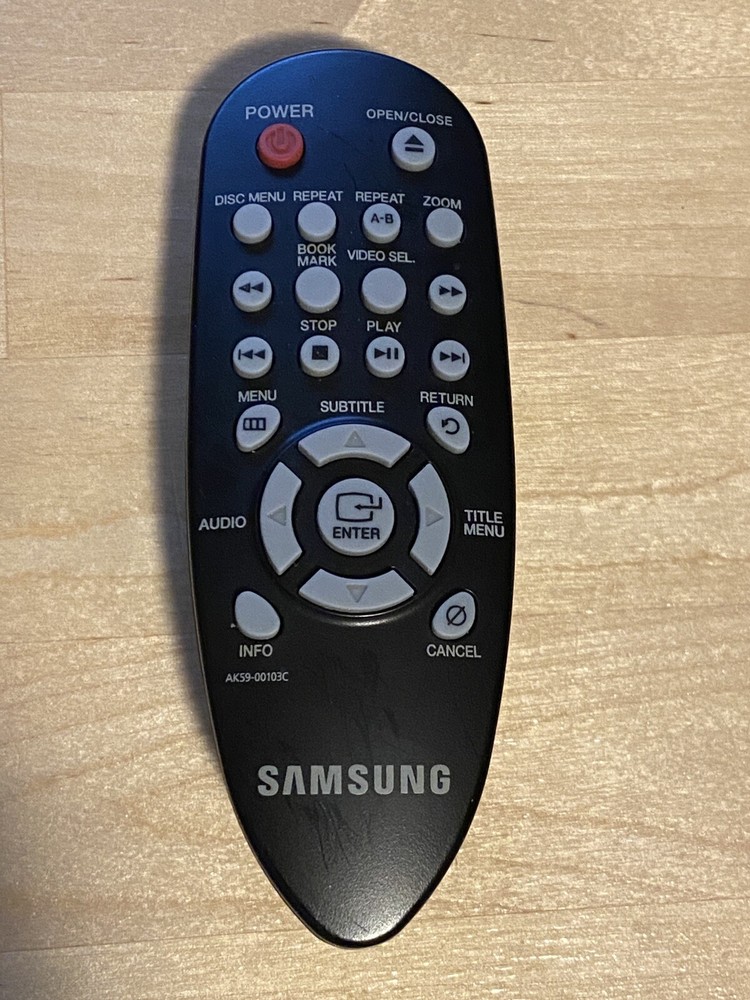 SAMSUNG AK59-00103C REMOTE CONTROL FOR DVD-C350 DVD-P190 DVD-P190XAA DVD-P191