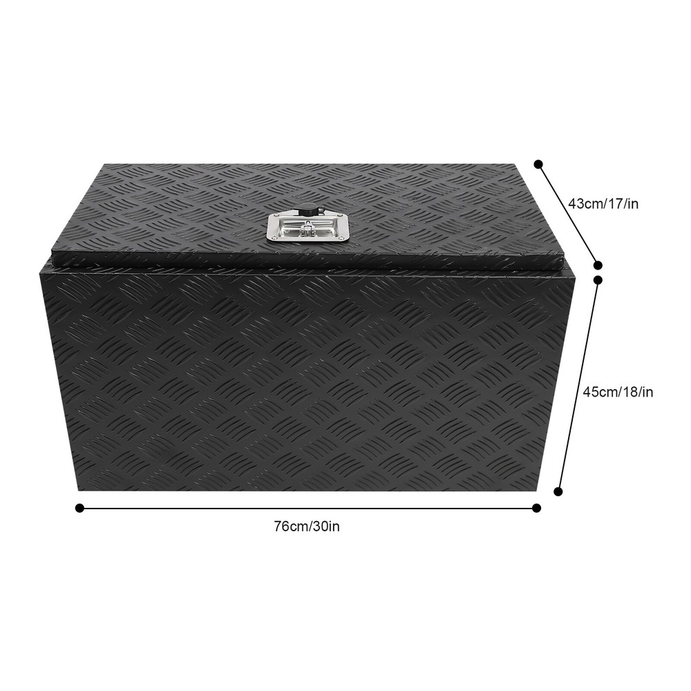 Aluminum Underbody Truck Bed Tool Box with Lock for Pickup Trailer Storage
