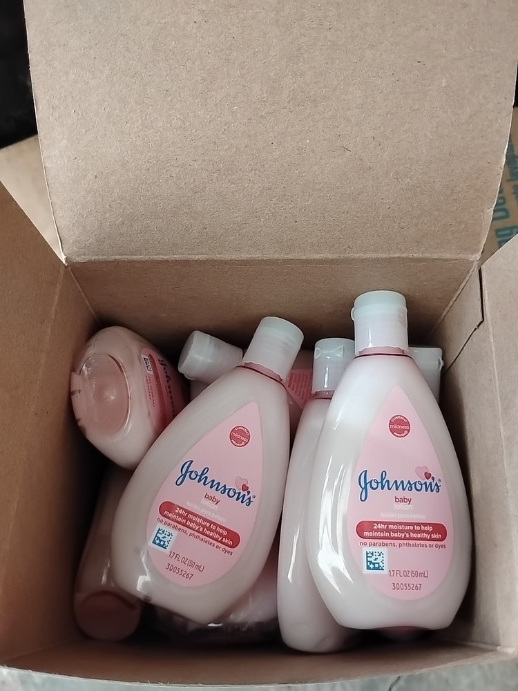 Johnson's Pink Baby Lotion Travel Size 1.7 Oz Pack of 12