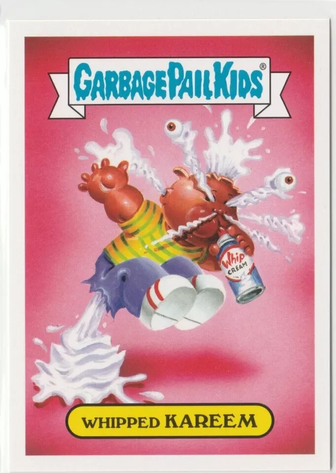 Whipped Kareem Garbage Pail Kids GPK 2017 Adam-geddon Series 5a