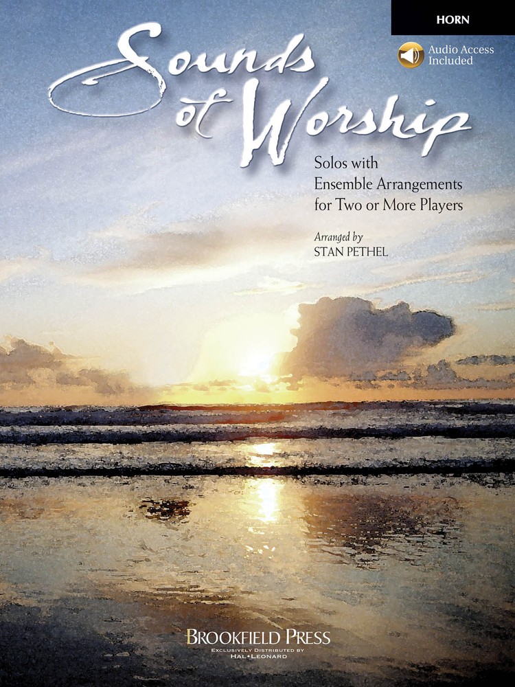 Sounds of Worship for Horn Solos & Ensembles Christian Sheet Music Book Audio