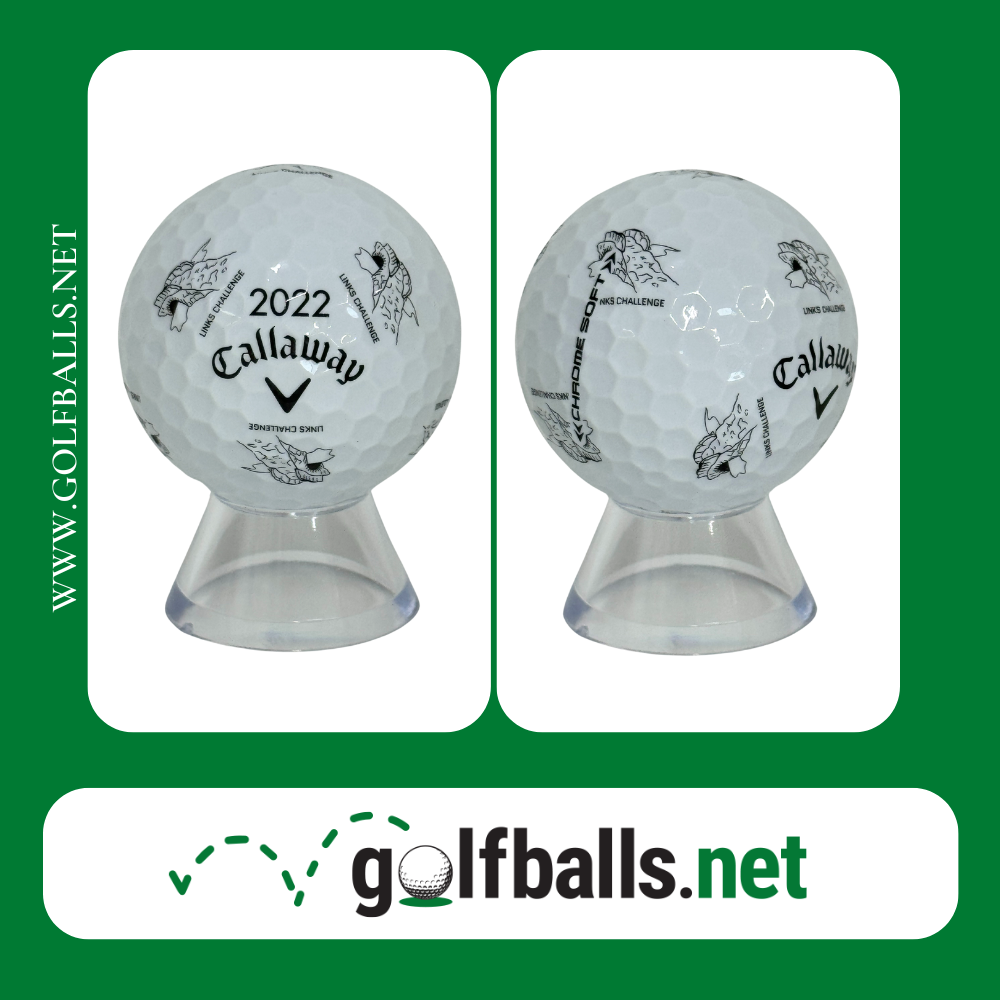 RARE Callaway Chrome Soft Truvis Links Challenge Black 2022 Golf Ball