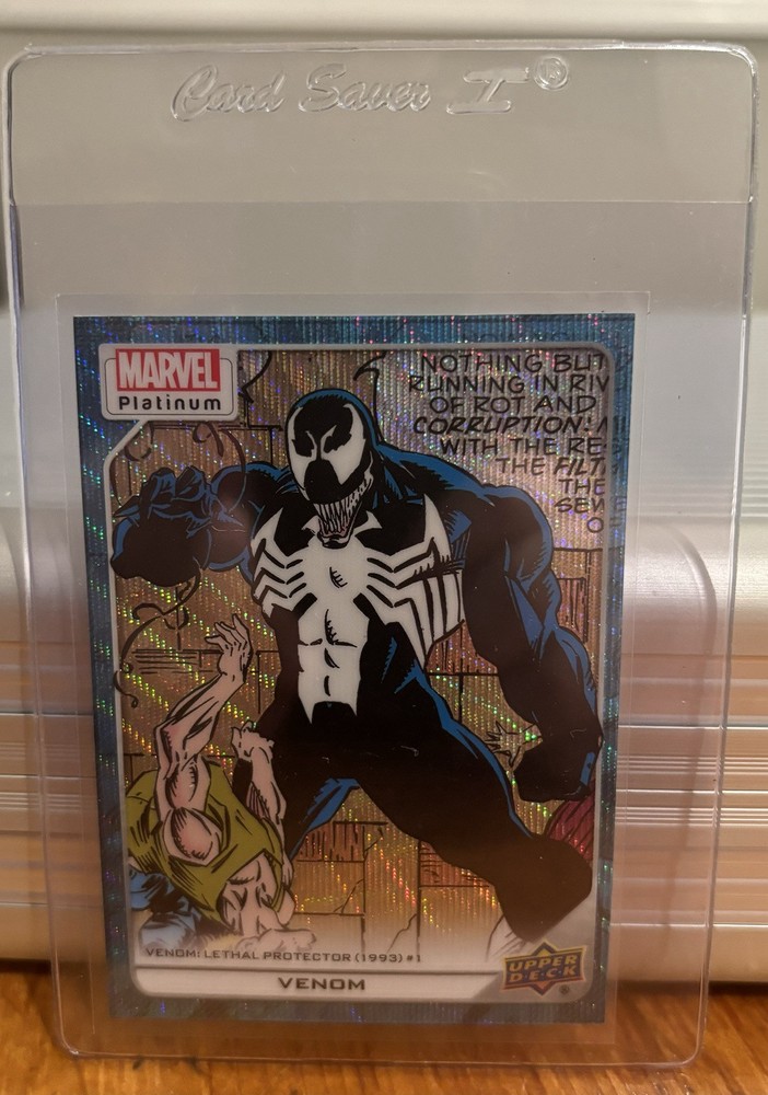 2023 Upper Deck Marvel Platinum Venom #124 Blue Surge Parallel High Series