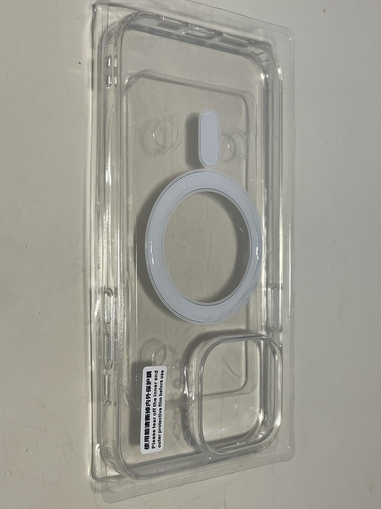 For iPhone 15Pro AmMagnetic Case Shockproof Screen Protector