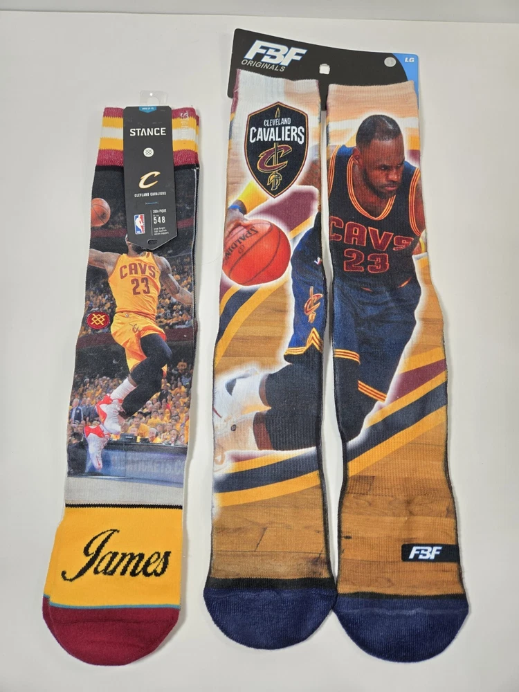 Stance Cleveland Cavaliers Cavs Shortcut Mens Crew Socks M Maroon