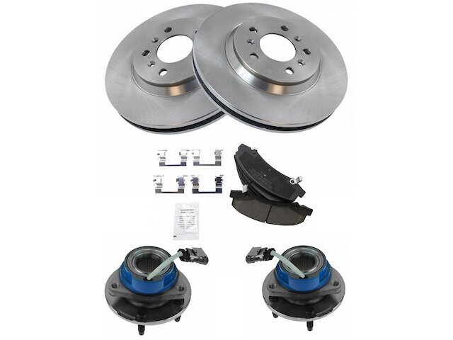 Front Brake Pad and Rotor and Wheel Hub Kit fits Monte Carlo 2006-2007 29JYVY