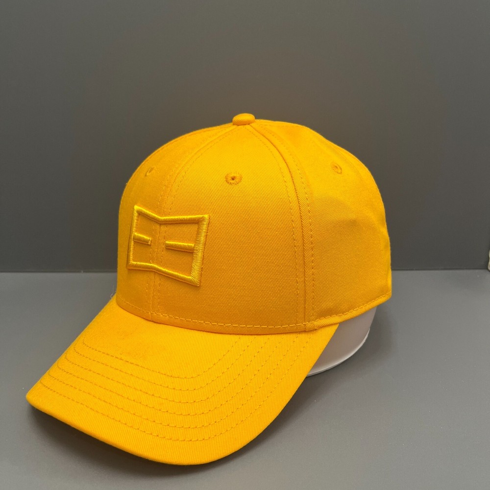Edge Yellow Snapback Cap with Embroidered Logo – HRX Branding and Sporty Style