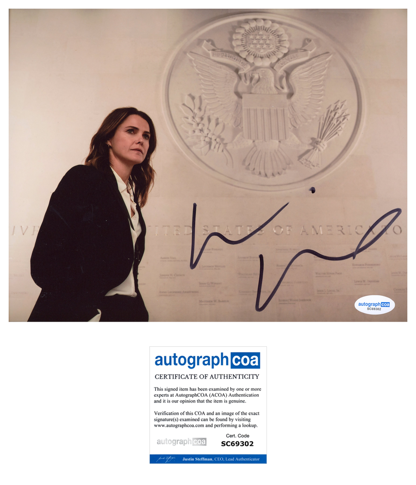 Keri Russell Signed Autographed THE DIPLOMAT 8x10 Photo EXACT Proof ACOA