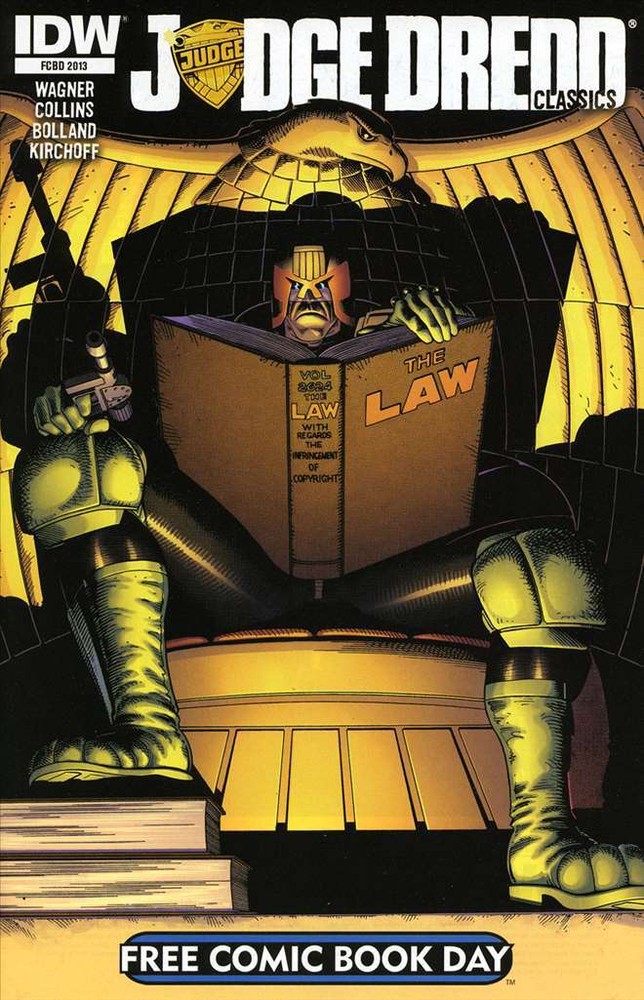 Judge Dredd Classics (2nd Series) FCBD #2013 VF; IDW | we combine shipping