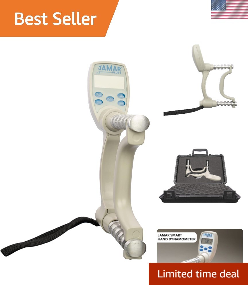 Plus Digital Hand Dynamometer, Lightweight Electronic Evaluation Tool Measure...
