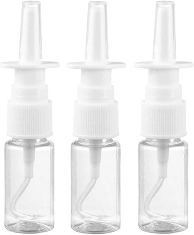 3pcs 10ml Nasal Spray Bottles Mist Sprayer for Saline & Essential Oils