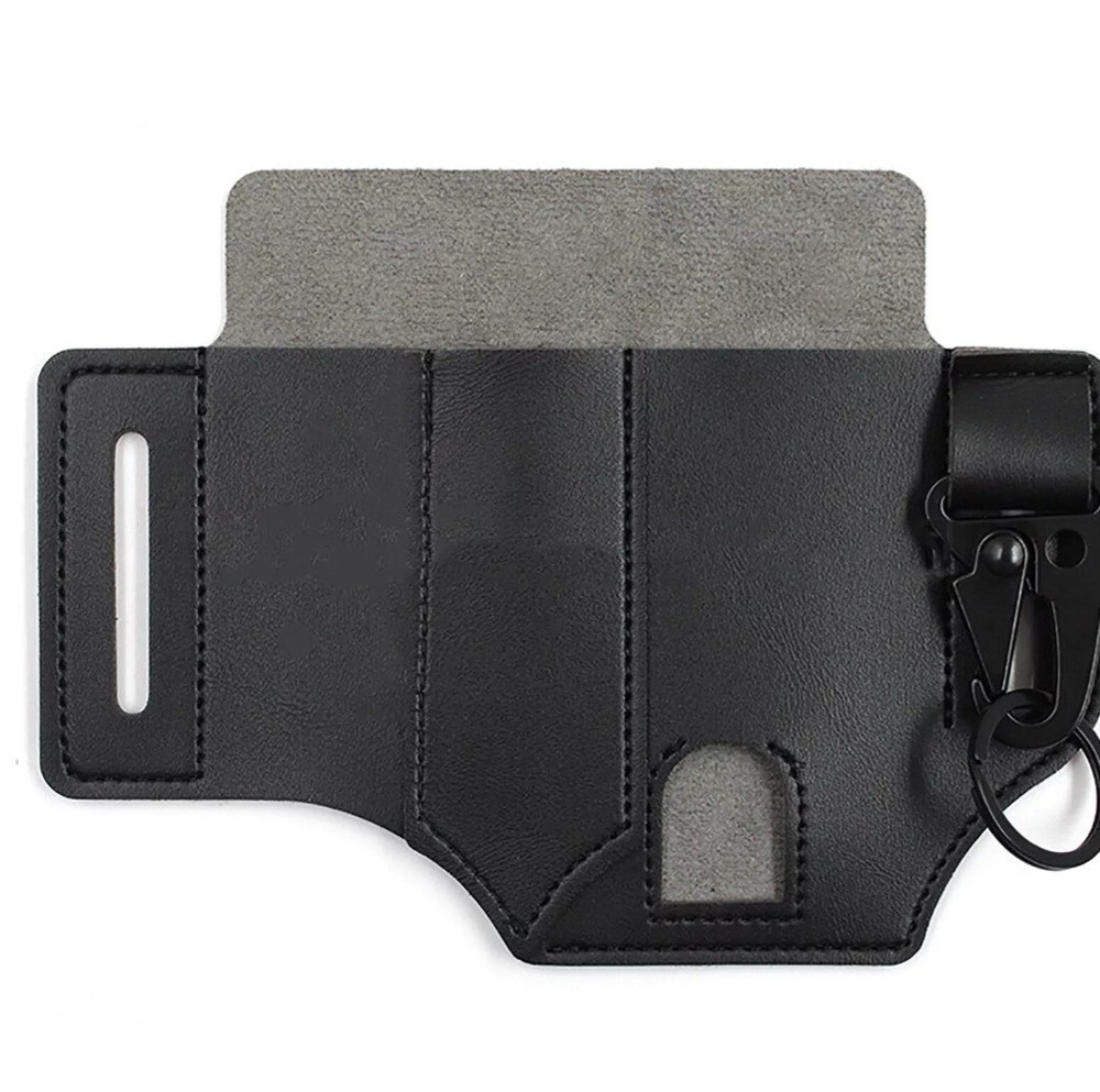 PU/Leather Storage Waist Bag Sheath Multi-function Tool Organizer Pouch Pen Case
