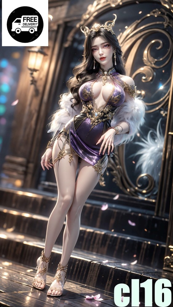 Digital Art Desktop Background AI Girl China Style by kumarba9-image