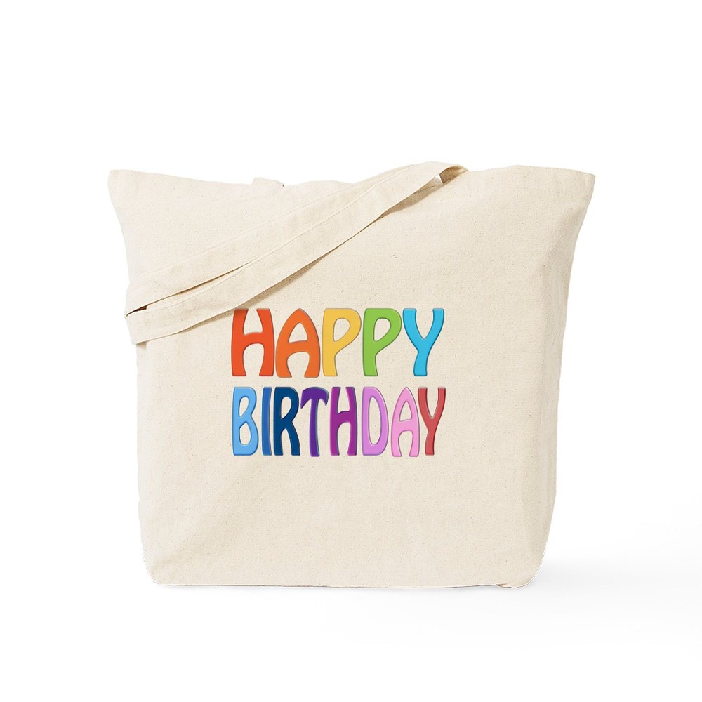 CafePress Happy Birthday Happy Tote Bag (766983489)