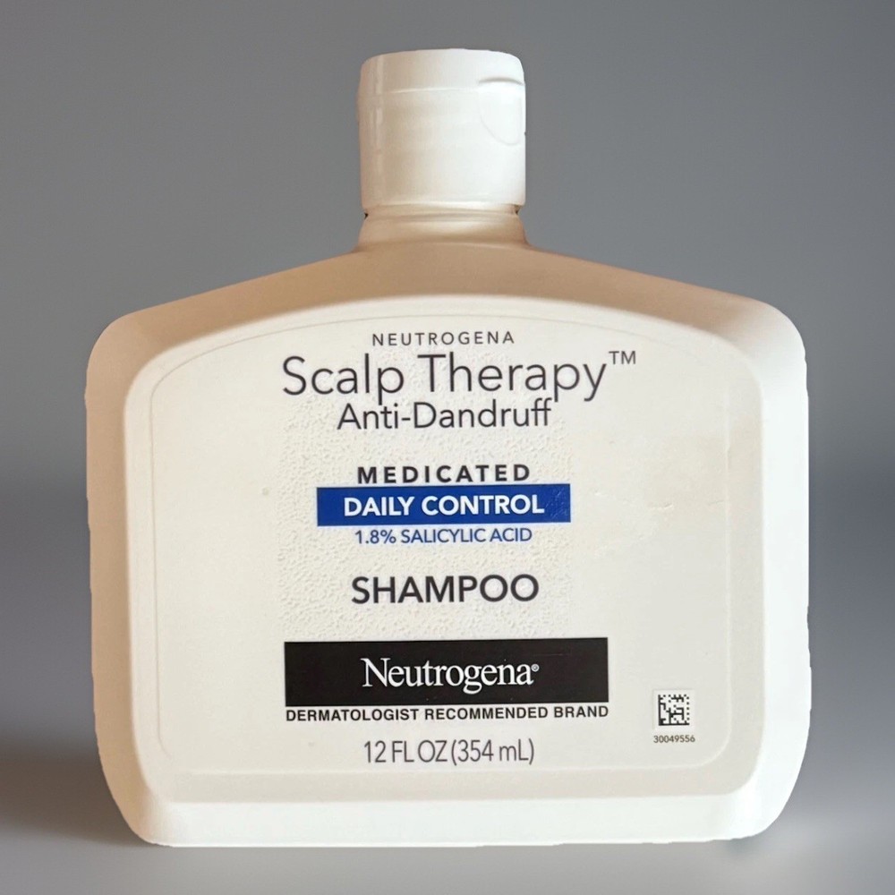 2PK Neutrogena Scalp Therapy Anti-Dandruff Medicated Daily Control Shampoo 12oz