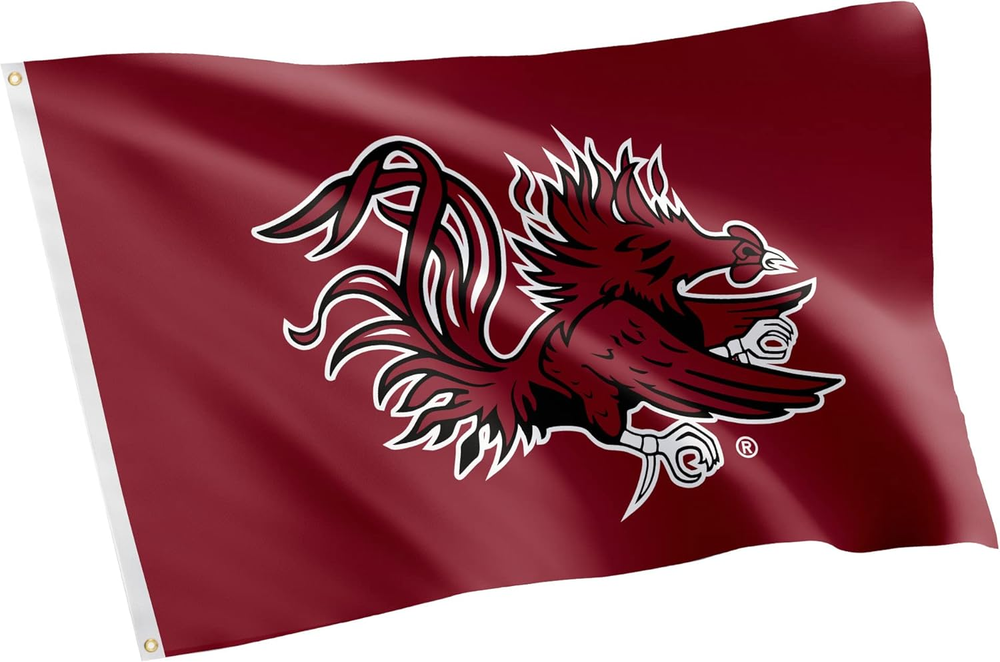 University of South Carolina Flag Gamecocks USC Cocky Banners 100% Polyester Ind