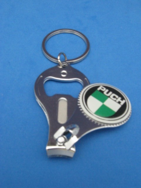 PUCH Motorcycle Logo Keyring with Nail Clipper and Bottle Opener #209