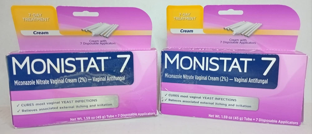MONISTAT Vaginal Antifungal 7-day Treatment Cream Cure - Itch Relief A3